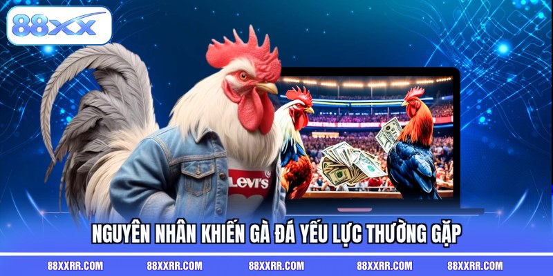 Nguyên nhân khiến gà đá yếu lực thường gặp