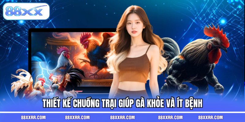 Thiết kế chuồng trại giúp gà khỏe và ít bệnh